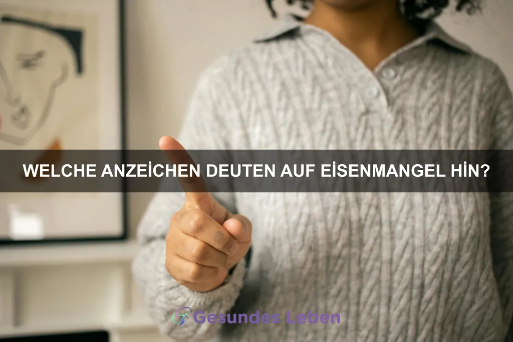 Welche Anzeichen deuten auf Eisenmangel hin?