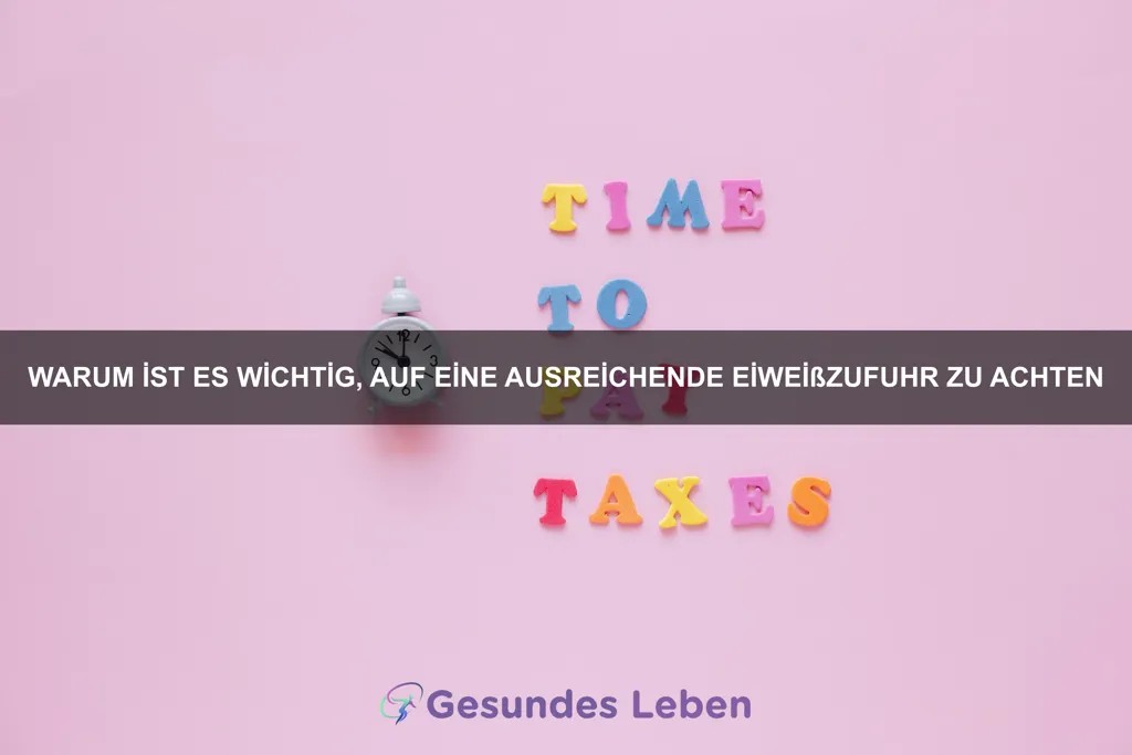 Warum ist es wichtig, auf eine ausreichende Eiweißzufuhr zu achten