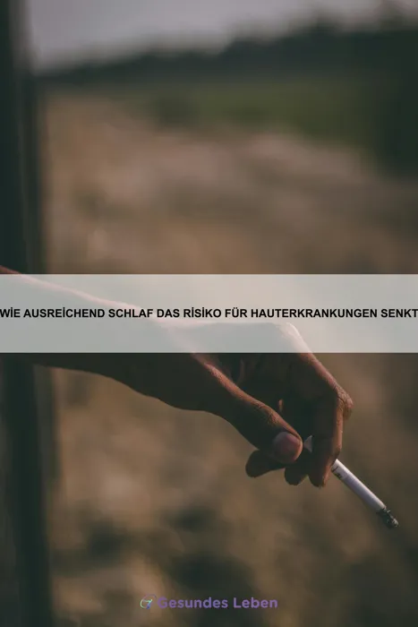 Wie ausreichend Schlaf das Risiko für Hauterkrankungen senkt