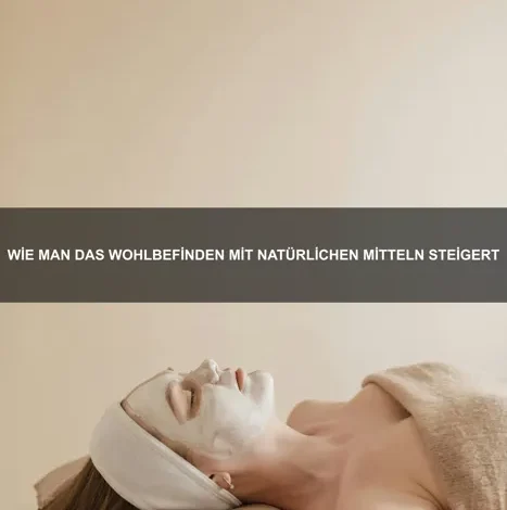 Wie man das Wohlbefinden mit natürlichen Mitteln steigert